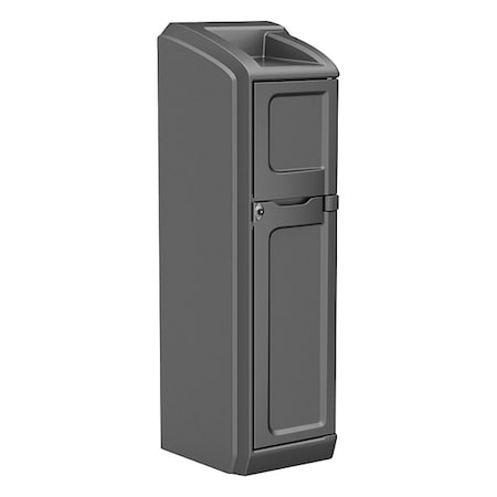 Locker with Door, 26 in W, 26 in D, 78 1/2 in H, Black MPN:7300BK