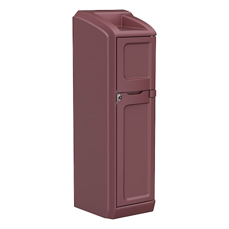 Locker with Door, 26 in W, 26 in D, 78 1/2 in H, Burgundy MPN:7300BY