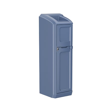 Locker with Door, 26 in W, 26 in D, 78 1/2 in H, Midnight Blue MPN:7300MB