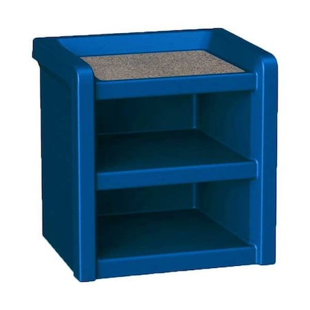 Nightstand, 21.5 in H, Slate Blue MPN:7609SB