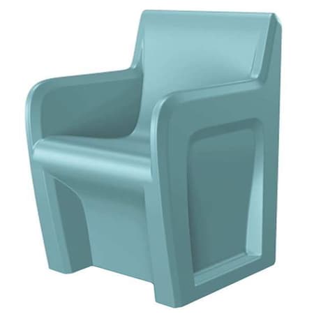 Sentinel Arm Chair, Blue, Gray Seat, Blue/Gray Back, 24