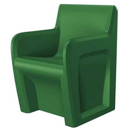 Sentinel Arm Chair, Green Seat, Green Back, 24