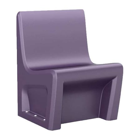 Armless Chair, Indigo Seat, 24 in W 24 in L 33 in H, Polyethylene Seat MPN:116484IG