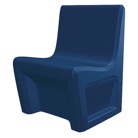 Sentinel Chair, Slate Blue Seat, Blue Back, 24 in W 24
