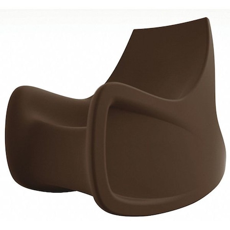 Radial Rocking Chair, Brown Seat, Tan Back, 30 in W 45