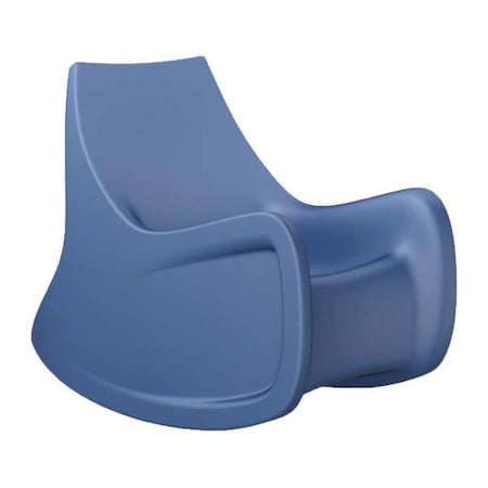 Rocking Chair, Midnight Blue Seat, 30 in W 45 in L 40 in H, Polyethylene Seat MPN:146484MB