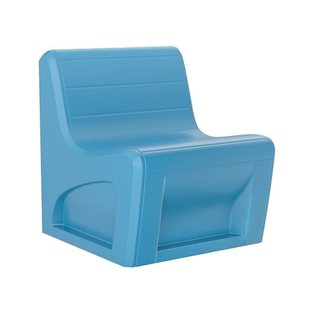Sync Chair with Door, Slate Blue Seat, 29 in W 32 in L 33 in H, Polyethylene Seat MPN:270SBS