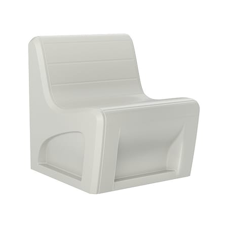 Sync Chair with Door, Stone Gray Seat, 29 in W 32 in L 33 in H, Polyethylene Seat MPN:270SGS