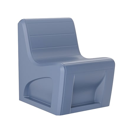 Sync Slim Chair, Midnight Blue Seat, 25 in W 32 in L 33 in H, Polyethylene Seat MPN:272MB