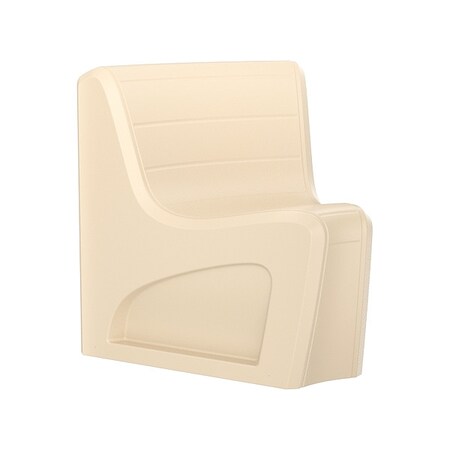 Sync Wedge Chair with Door, Sand Seat, 31 in W 32 in L 33 in H, Polyethylene Seat MPN:274SDS