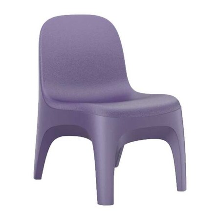 Armless Chair, Indigo Seat, 22 in W 26 in L 32 in H, Polyethylene Seat MPN:6484IG