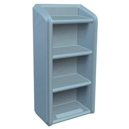 Shelving Unit, Series Endurance Polyethylene Blue and Gray MPN:7111BG