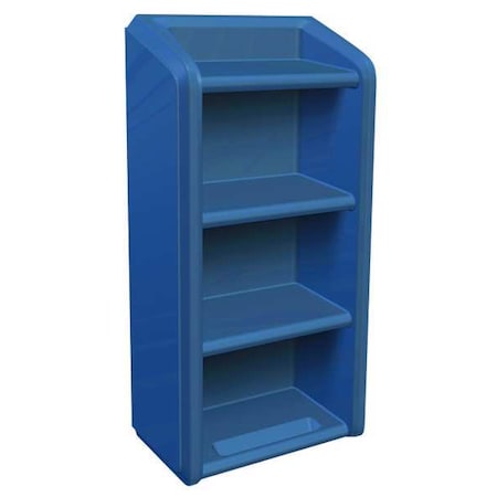 Shelving Unit, Series Endurance Polyethylene Slate Blue MPN:7111SB