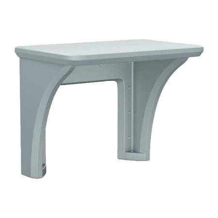 Wall-Mount Desk, 36 in W 24 in L 29 in H MPN:7605GY