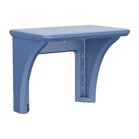 Wall-Mount Desk, 24 in D X 29 in H, 36 in W X Blue MPN:7605MB