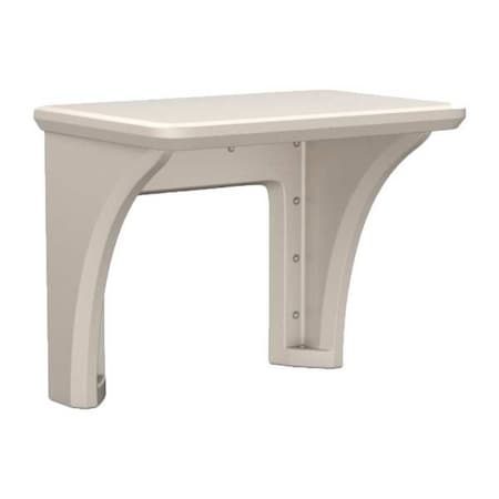 Wall-Mount Desk, 24 in D X 29 in H, 36 in W X Gray MPN:7605SG