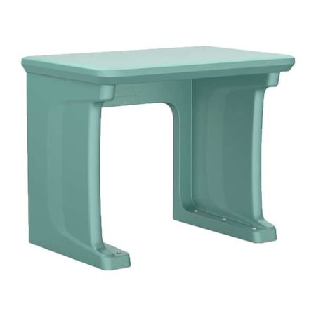 Freestanding Desk, 24 in D X 29 in H, 36 in W X Aqua MPN:7607AQ