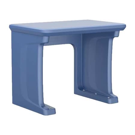 Freestanding Desk, 24 in D X 29 in H, 36 in W X Blue MPN:7607MB
