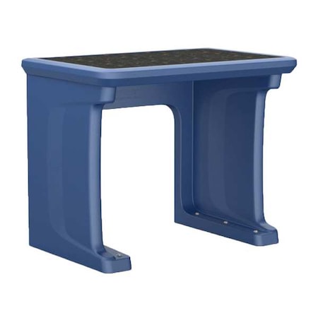 Freestanding Desk, 24 in D X 29 in H, 36 in W X Blue MPN:7608MB