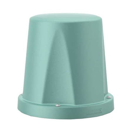 Stool, Aqua Seat, 16 1/2 in W 16 1/2 in L 15 1/2 in H, Polyethylene Seat MPN:7901AQ