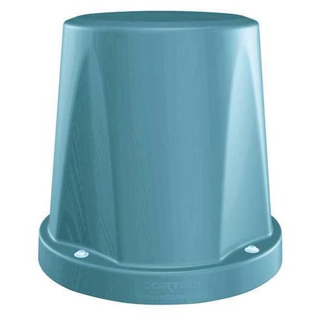 Floor Mounted Stool, Polyethylene Blue/Gray MPN:7901BG