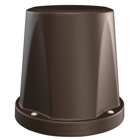 Floor Mounted Stool, Polyethylene Brown MPN:7901BN