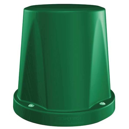 Floor Mounted Stool, Polyethylene Green MPN:7901GN