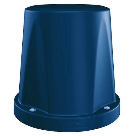 Floor Mounted Stool, Polyethylene Slate Blue MPN:7901SB