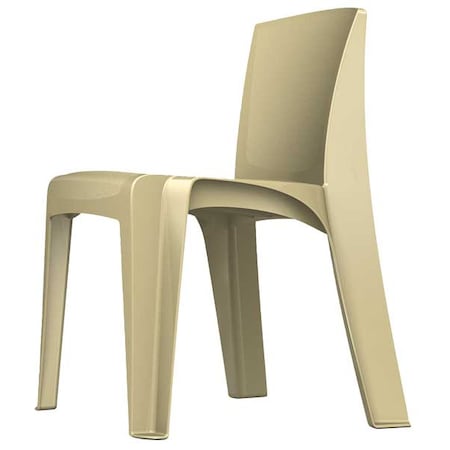 Stacking Chair, RazorBack Series, Polypropylene Buff MPN:86484-B