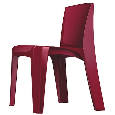 Stacking Chair, RazorBack Series, Polypropylene Plum MPN:86484-P