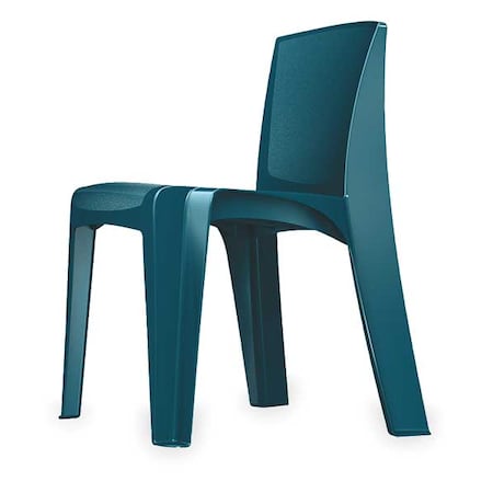 Stacking Chair, RazorBack Series, Polypropylene Slate Blue MPN:86484-SB