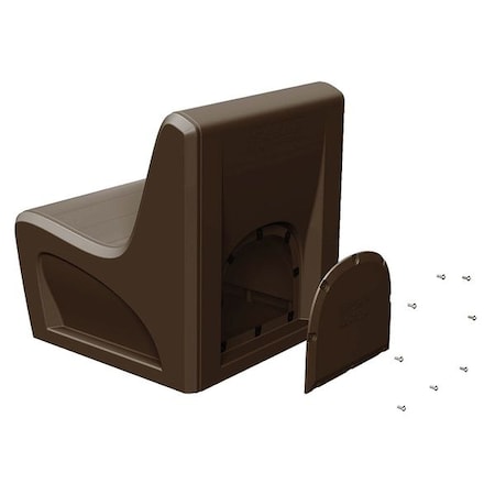 Sabre Group Seating Chair, Brown Seat, Brown Back, 31