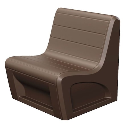 Sabre Group Seating Chair, Brown Seat, Brown Back, 31