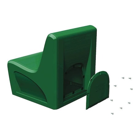 Sabre Group Seating Chair, Green Seat, Green Back, 31
