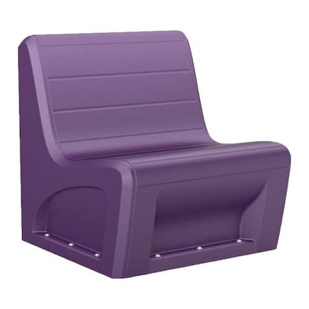Sectional Chair, Indigo Seat, 31 in W 32 in L 33 in H, Polyethylene Seat MPN:96484IG