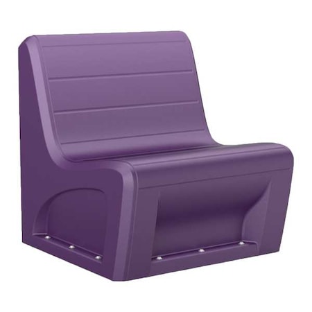 Sectional Chair, Indigo Seat, 31 in W 32 in L 33 in H, Polyethylene Seat MPN:96484IGS