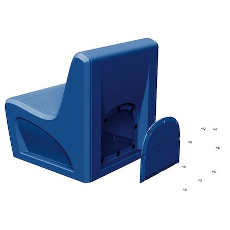 Sabre Group Seating Chair, Slate Blue Seat, Slate Blue Back, 31
