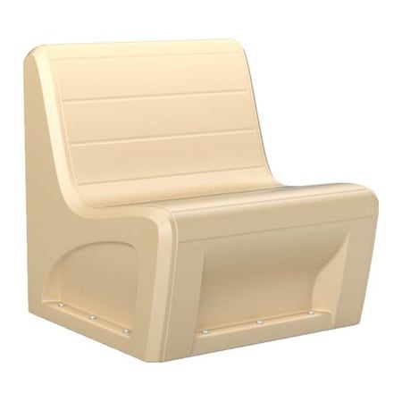 Sectional Chair, Sand Seat, 31 in W 32 in L 33 in H, Polyethylene Seat MPN:96484SD
