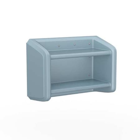 Wall Shelf/Coat Rack, 28InH, 34InW, 14InD MPN:7614BG