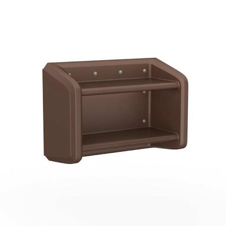 Wall Shelf/Coat Rack, 28InH, 34InW, 14InD MPN:7614BN