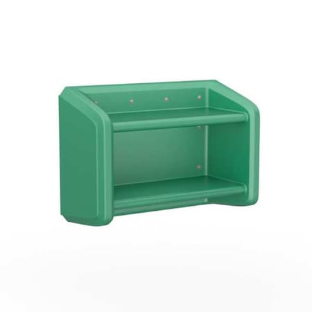 Wall Shelf/Coat Rack, 28InH, 34InW, 14InD MPN:7614GN