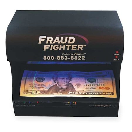 UVCounterfeitDetector, Black, 3-1/2inH MPN:ULED-2000