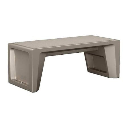 Bench, 21 in W, 48 in L, 18 in H, Gray MPN:136484SG