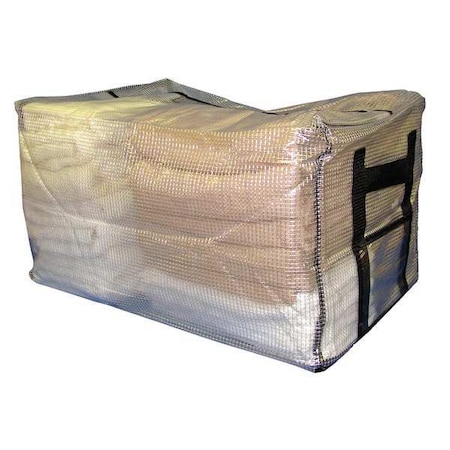 Storage Container, 16 in L x 24 in W x 12 in H, Clear, Vinyl MPN:PCSBXL16121