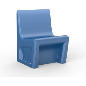 Cortech USA Sentinel Armless Chair Floor Mount Midnight Blue 116484MB