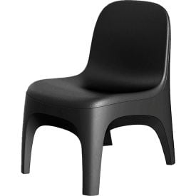 Cortech USA Crew Armless Chair Floor Mount Black 6484BK