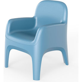 Cortech USA Crew Arm Chair Floor Mount Blue Gray 7484BG
