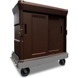 Cortech USA Chuckwagon® Max Food Delivery Cart w/Locking Hasp Doors 64