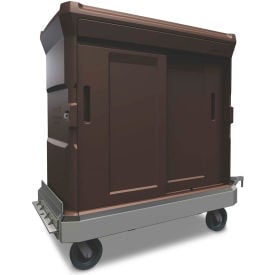 Cortech USA Chuckwagon® Max Food Delivery Cart w/Tow & Hitch & Locking Hasp Doors 64