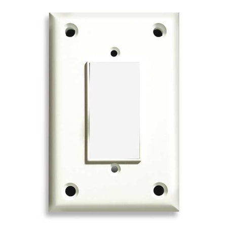 Ground Fault Interrupter Wall Plates and Covers, Number of Gangs: 1 Polycarbonate and Nylon Blend MPN:TPGF